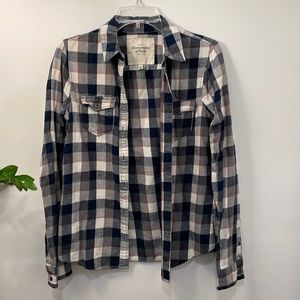 Flannel. Size small. Abercrombie and Fitch.